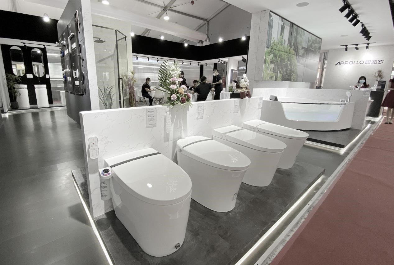 appollo阿波罗携健康智能卫浴产品闪耀2021上海国际厨卫展-appollo阿